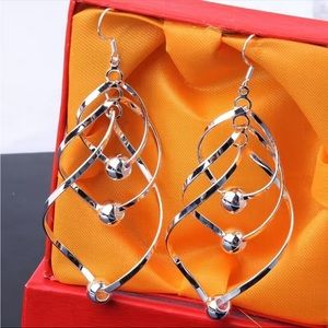 Silver Plated Hoop Earrings